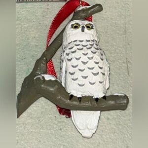 Hallmark White and Gray Owl Ornament